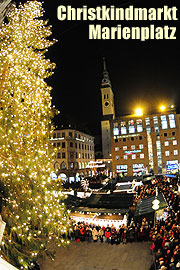 Christkindlmarkt am Marienplatz seit 28.11. (Foto: Ingrid Grossmann))